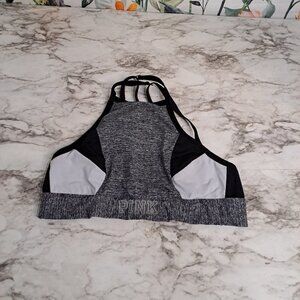 Pink Victoria Secret Ultimate Unlined‎ High Neck Sport Bra Medium